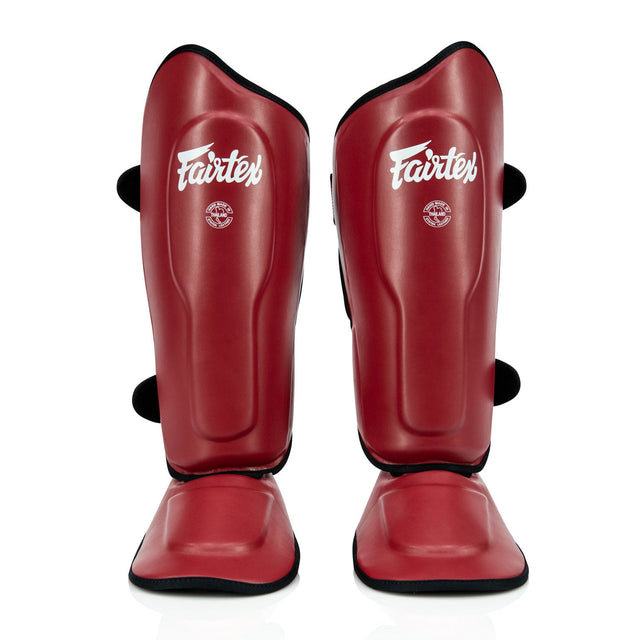 Fairtex SP9 Ultra Ergo Shin Pads Red
