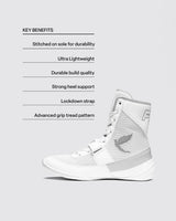 Fly Storm 2 Boxing Boots White