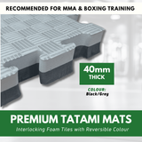 Sprung 40mm Premium Reversible EVA Tatami Foam Mats