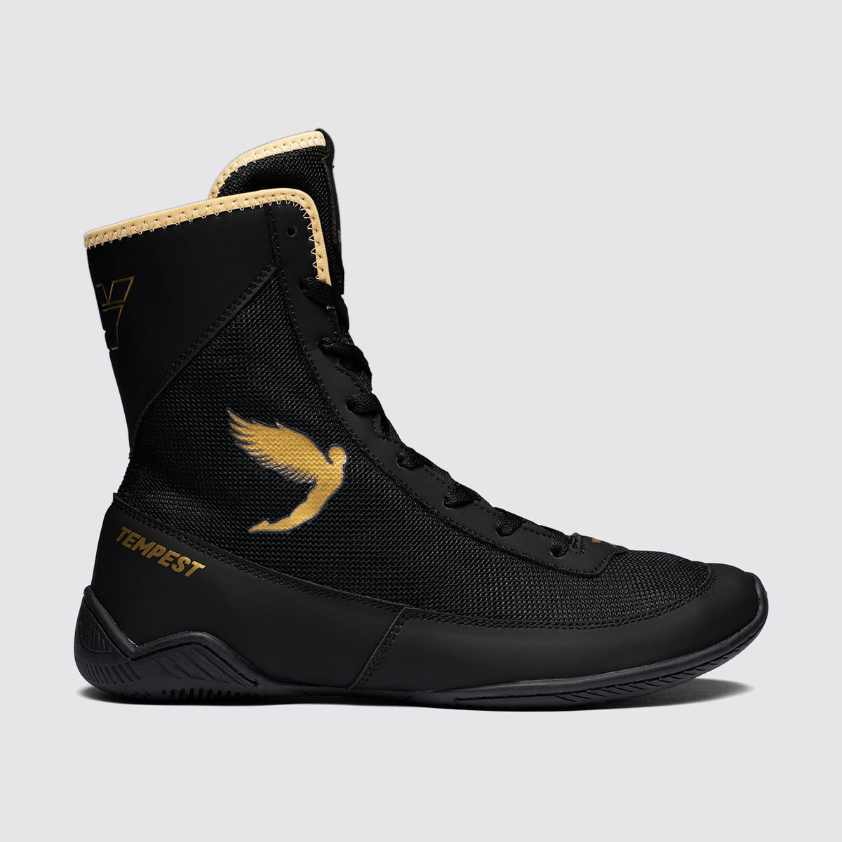 Fly Tempest Boxing Boots Black/Gold