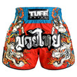 TUFF Sport RMS002 Payak Fuujin the Wind God Muay Thai Shorts Red - front view