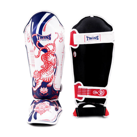 Twins Special FSGL10 Fancy Leather Shin Pads Yant