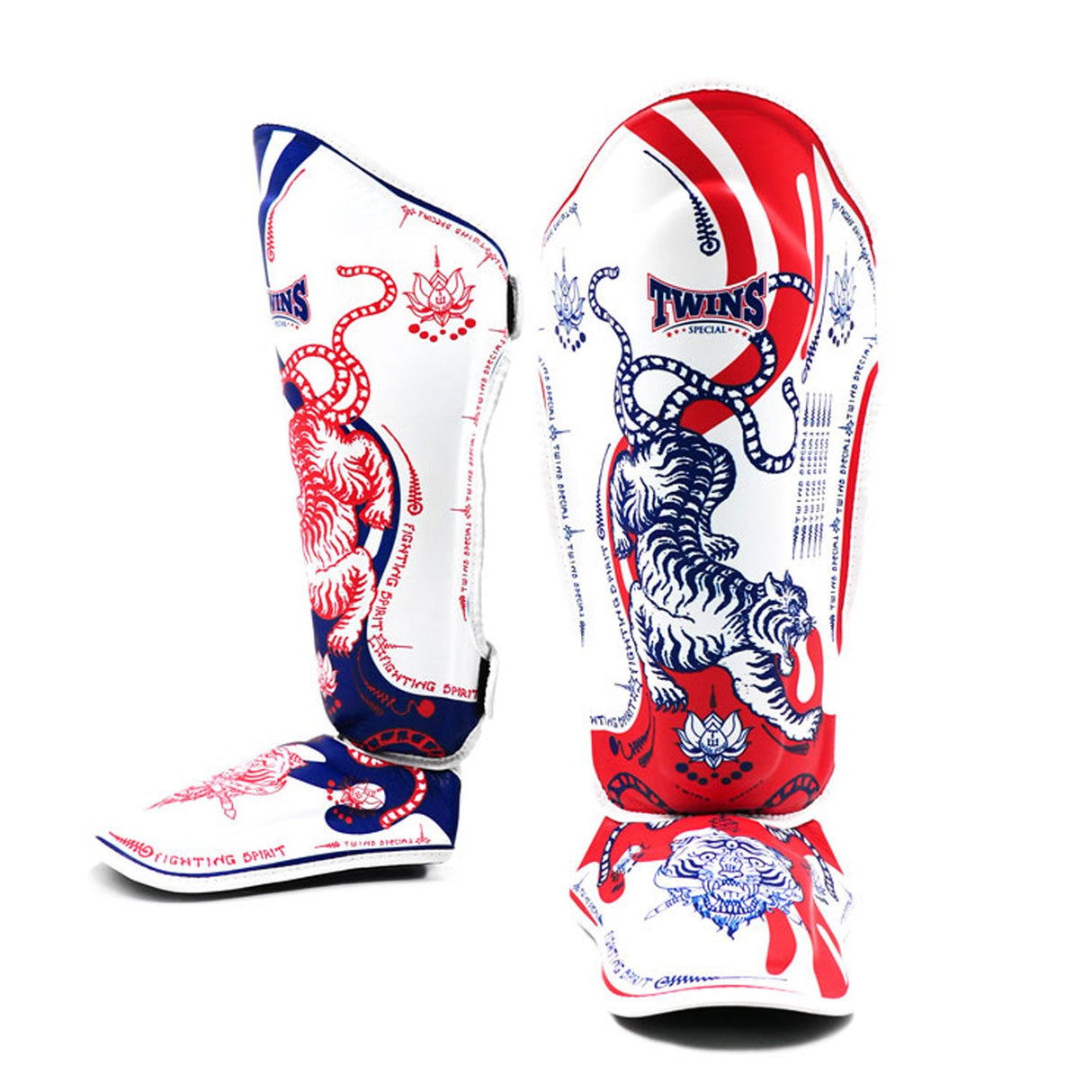 Twins Special FSGL10 Fancy Leather Shin Pads Yant