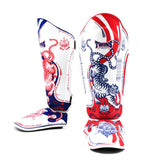 Twins Special FSGL10 Fancy Leather Shin Pads Yant