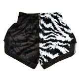 Twins Special Muay Thai Shorts Jungle Black-White