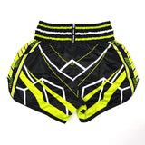Twins Special RACING Muay Thai Shorts - Black/Green