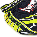 Twins Special RACING Muay Thai Shorts - Black/Green