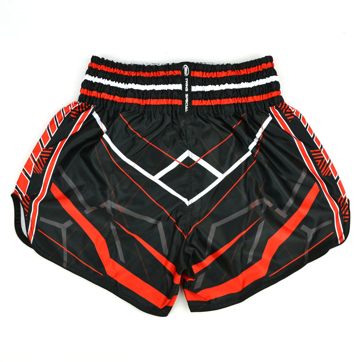Twins Special RACING Muay Thai Shorts - Black/Red