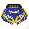 Twins Special RACING Muay Thai Shorts - Blue/Yellow