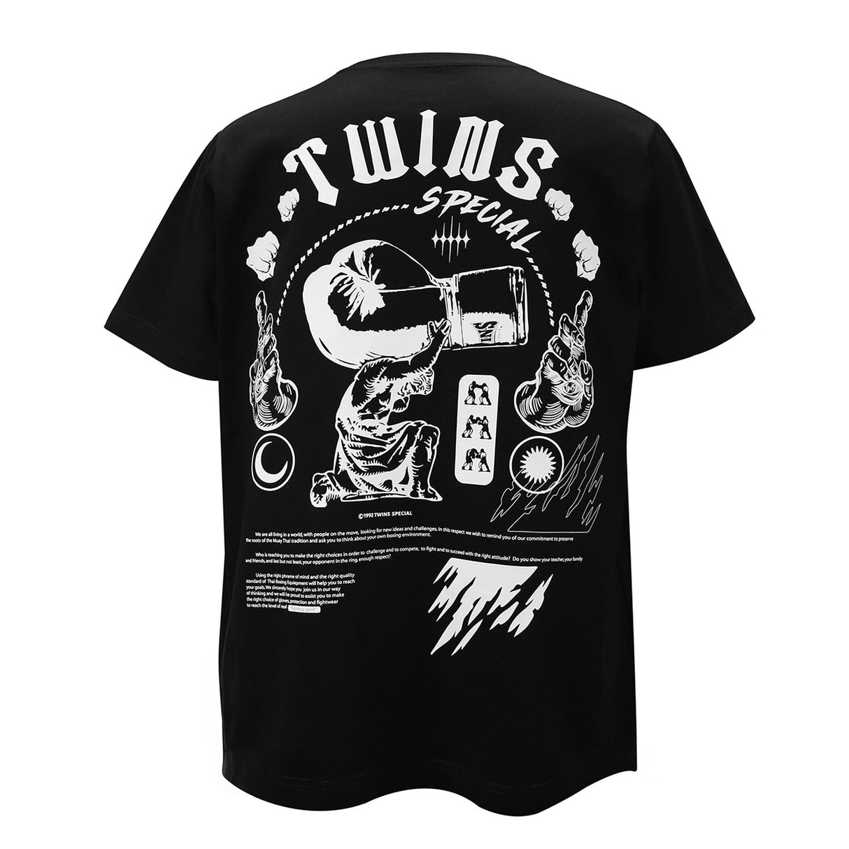 Twins Special Oversized T-Shirt 02 Black