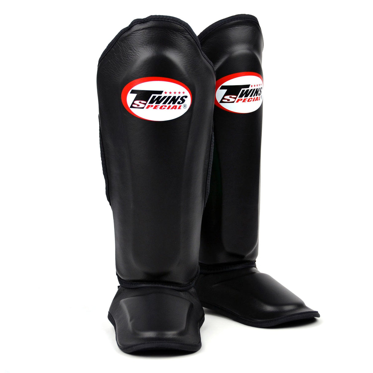 Twins Special SGL10 Leather Shin Pads Black