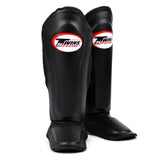 Twins Special SGL10 Leather Shin Pads Black