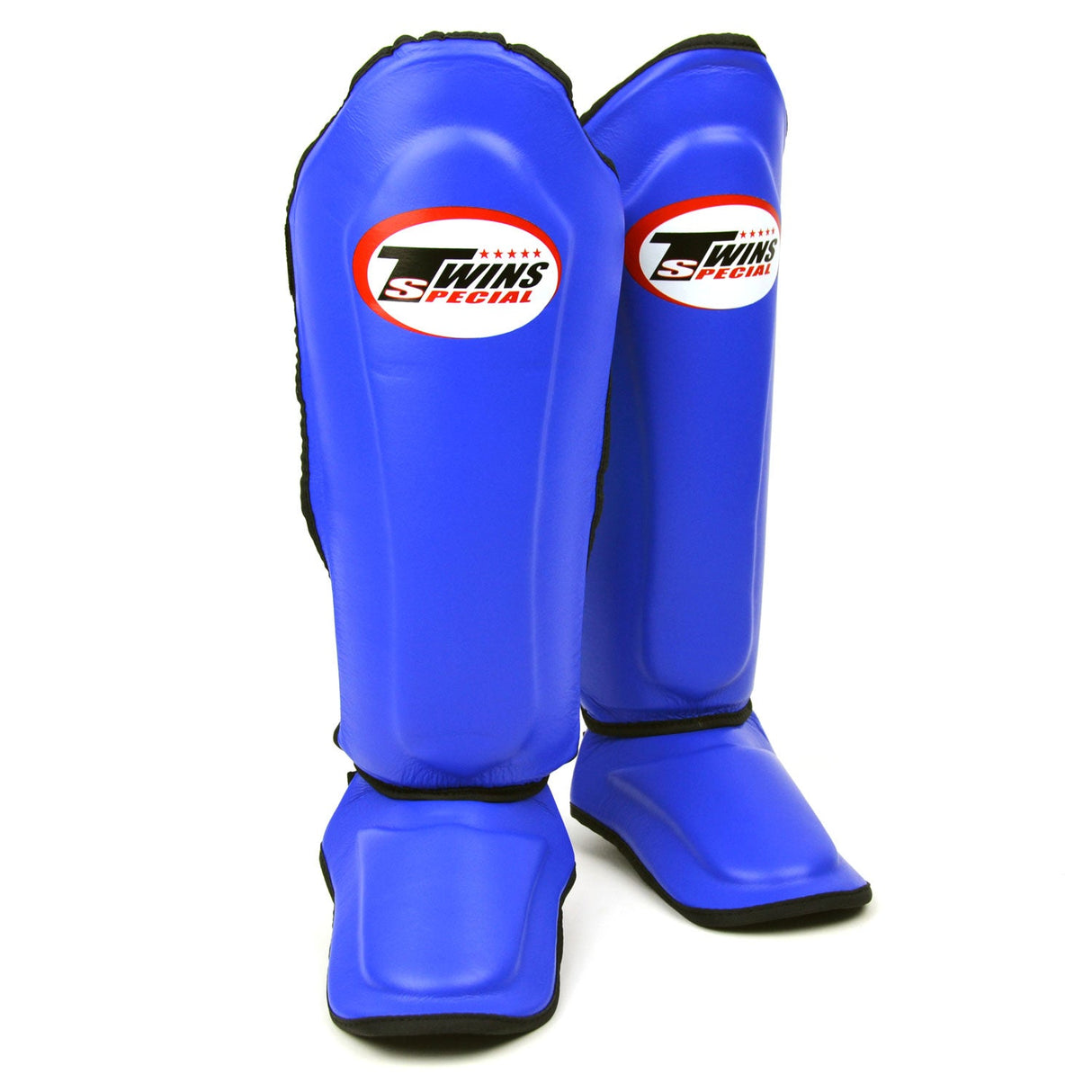 Twins Special SGL10 Leather Shin Pads Blue