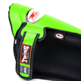 Twins Special SGL10 Leather Shin Pads Green