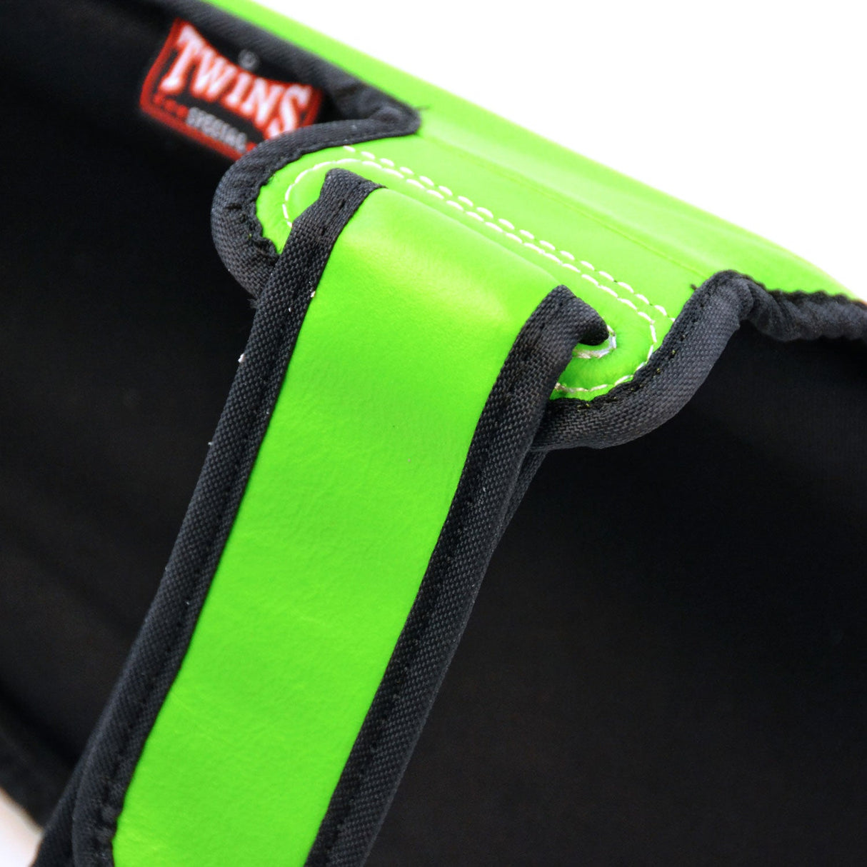 Twins Special SGL10 Leather Shin Pads Green