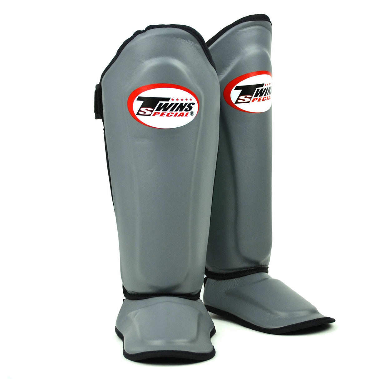 Twins Special SGL10 Leather Shin Pads Grey