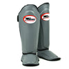 Twins Special SGL10 Leather Shin Pads Grey