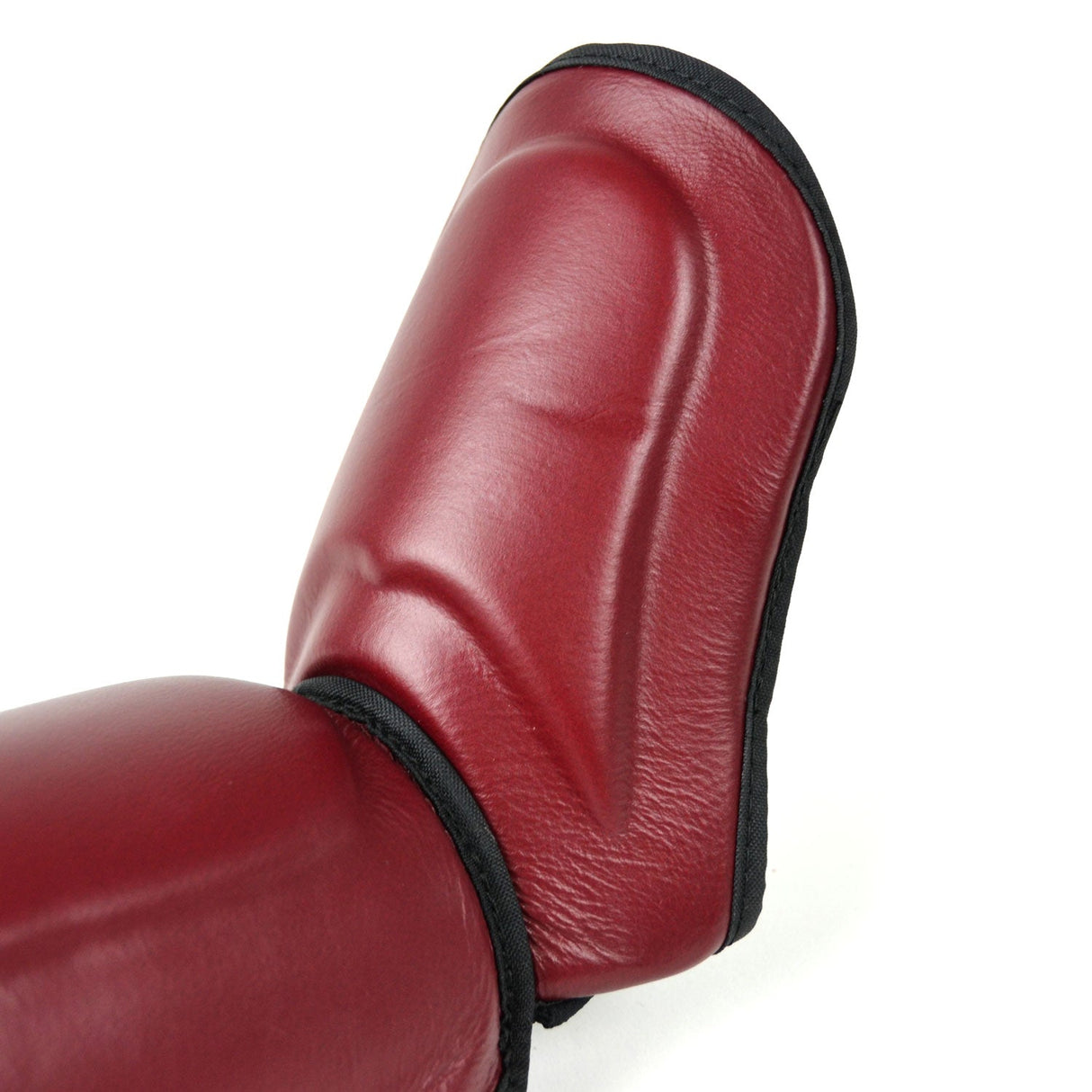 Twins Special SGL10 Leather Shin Pads Maroon
