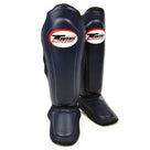 Twins Special SGL10 Leather Shin Pads Navy