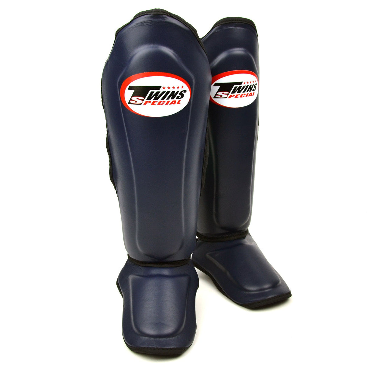 Twins Special SGL10 Leather Shin Pads Navy
