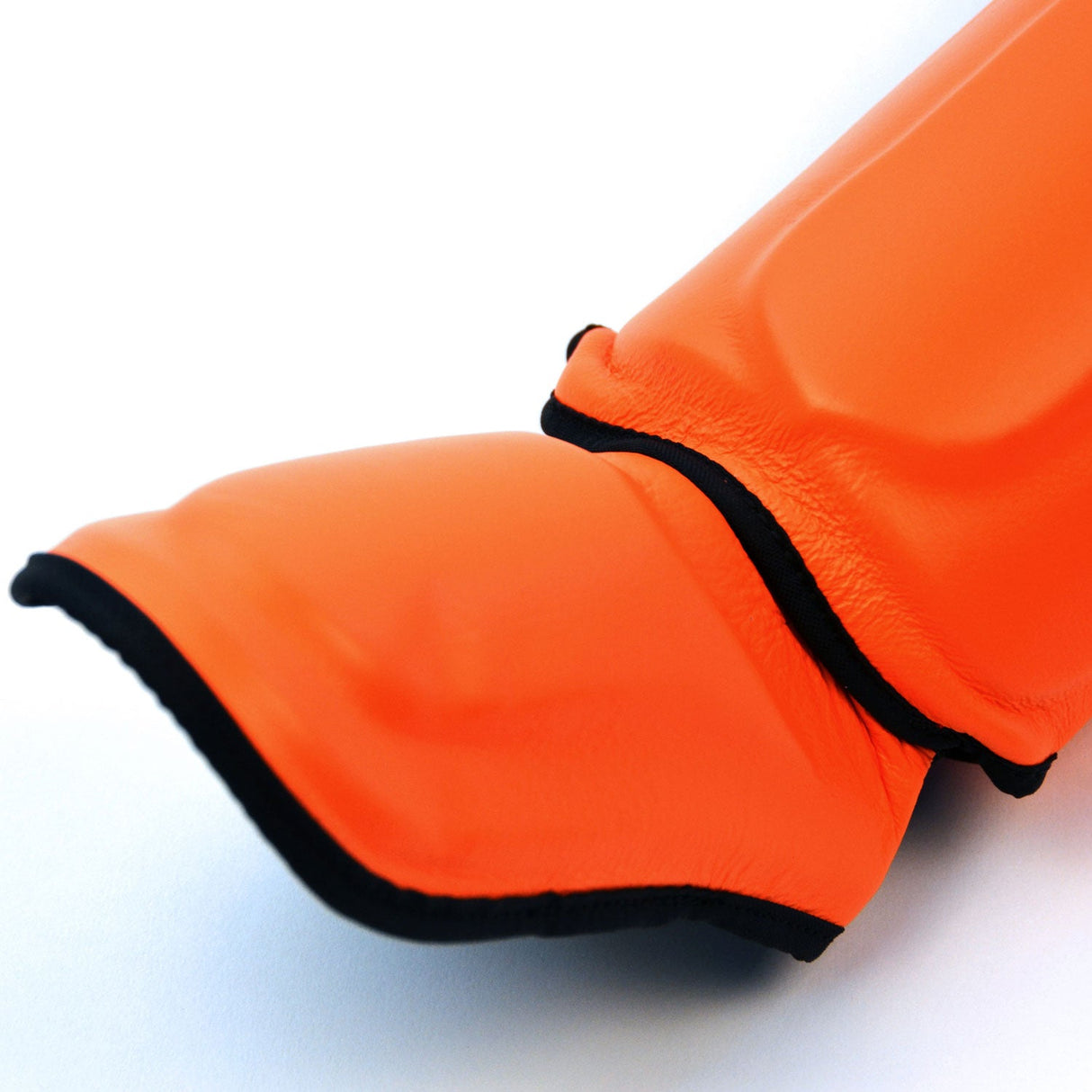 Twins Special SGL10 Leather Shin Pads Orange