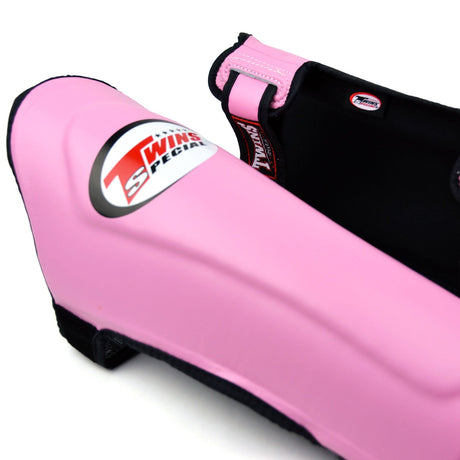 Twins Special SGL10 Leather Shin Pads Pink