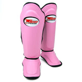 Twins Special SGL10 Leather Shin Pads Pink
