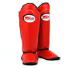 Twins Special SGL10 Leather Shin Pads Red