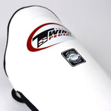 Twins Special SGL10 Leather Shin Pads White