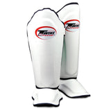 Twins Special SGL10 Leather Shin Pads White