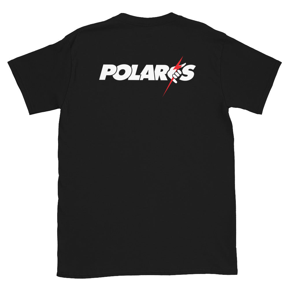 Мужская футболка с логотипом Polaris Bolt Black