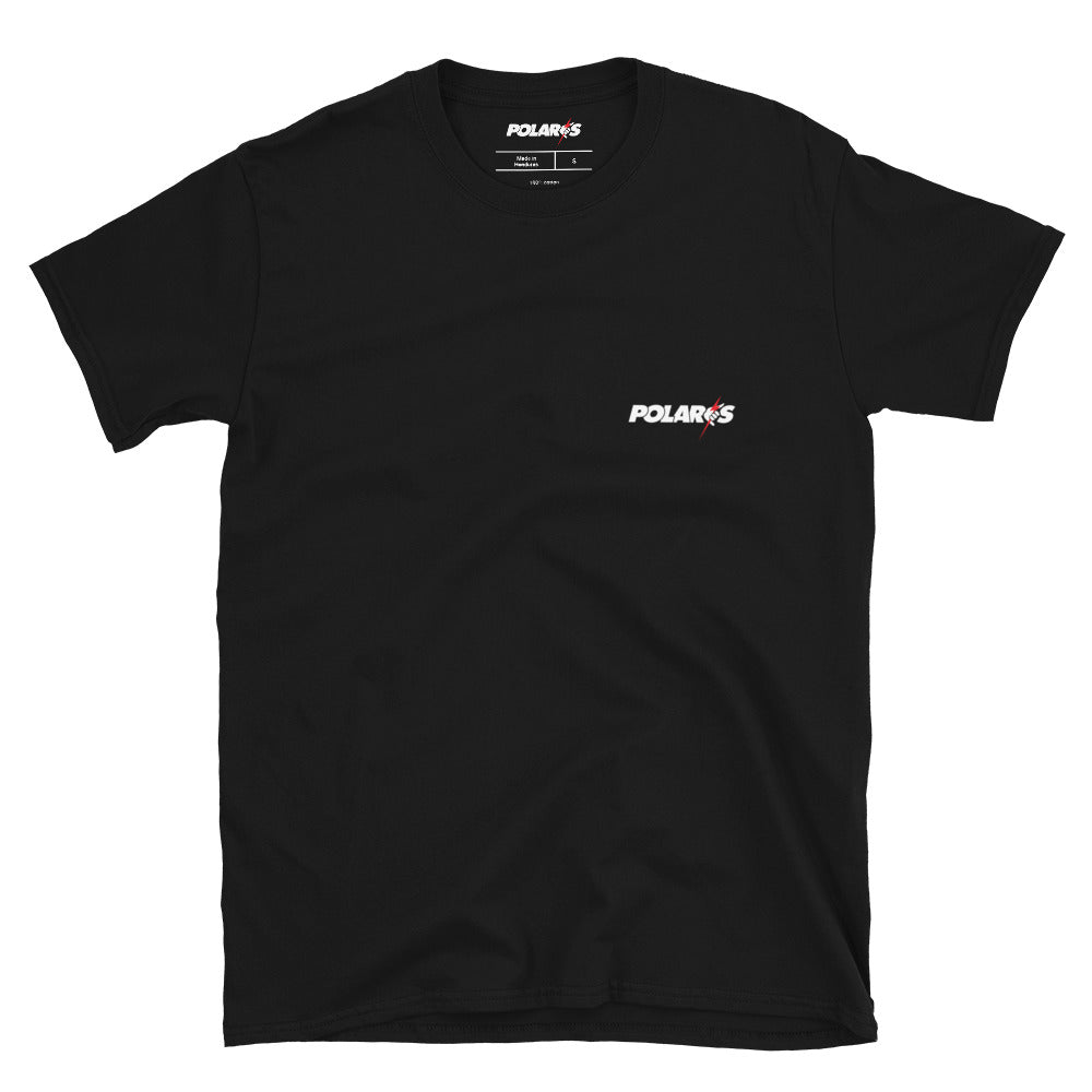 T-shirt masculino do logotipo do Polaris Bolt preto