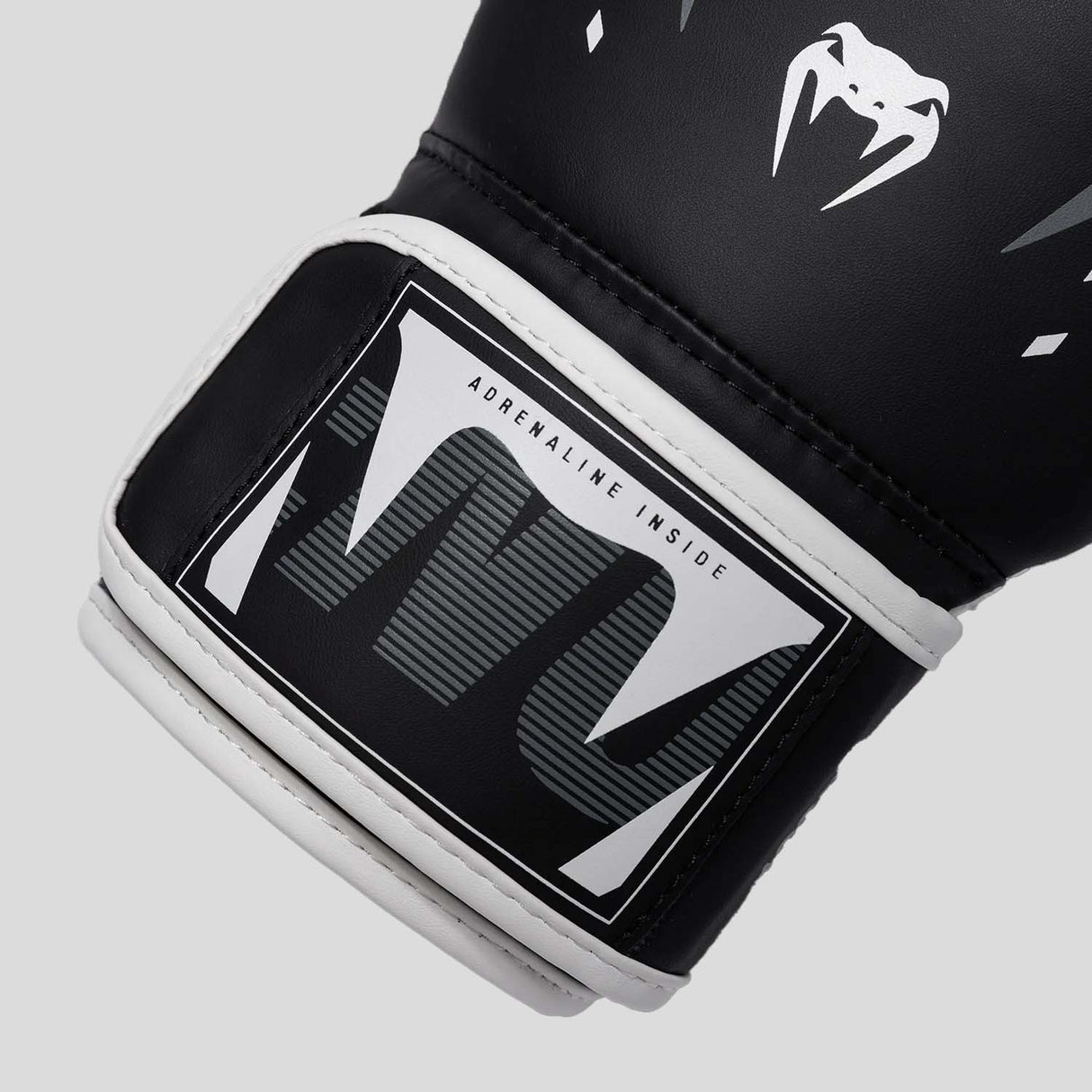 Venum Adrenaline Boxing Gloves Black/Silver Grey