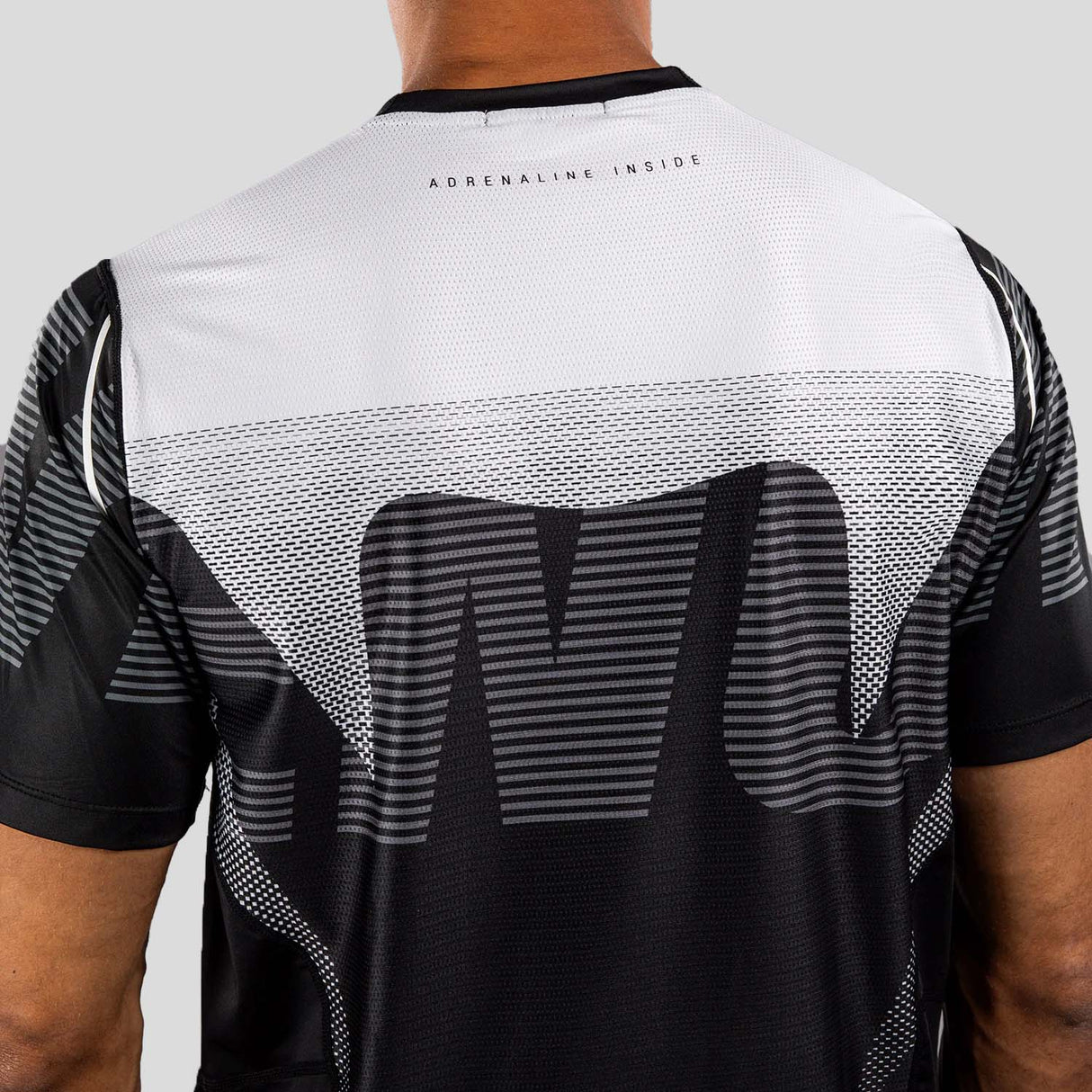 Venum Adrenaline Dry Tech T-Shirt Black/Silver Grey