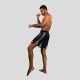 Venum Adrenaline Fight Shorts Black/Silver Grey