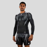 Venum Adrenaline Long Sleeve Rash Guard Black/Silver Grey
