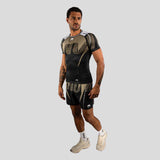 Venum Adrenaline Short Sleeve Rash Guard Black/Sand