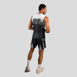 Venum Adrenaline Sleeveless Rash Guard Black/Silver Grey