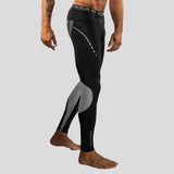 Venum Adrenaline Spats Black/Silver Grey