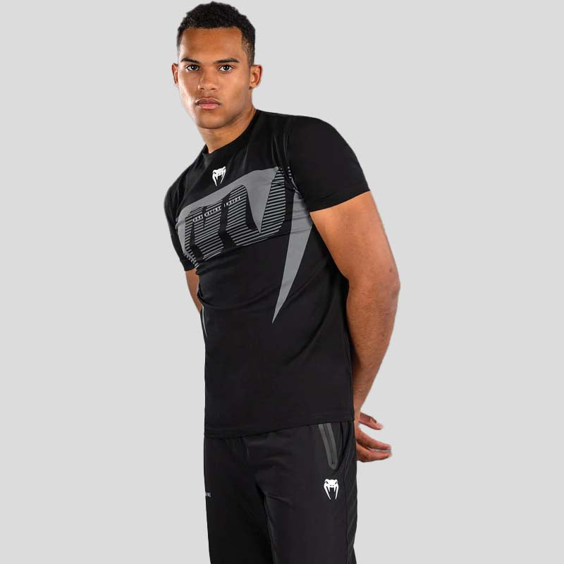 Venum Adrenaline T-Shirt Black/Silver Grey