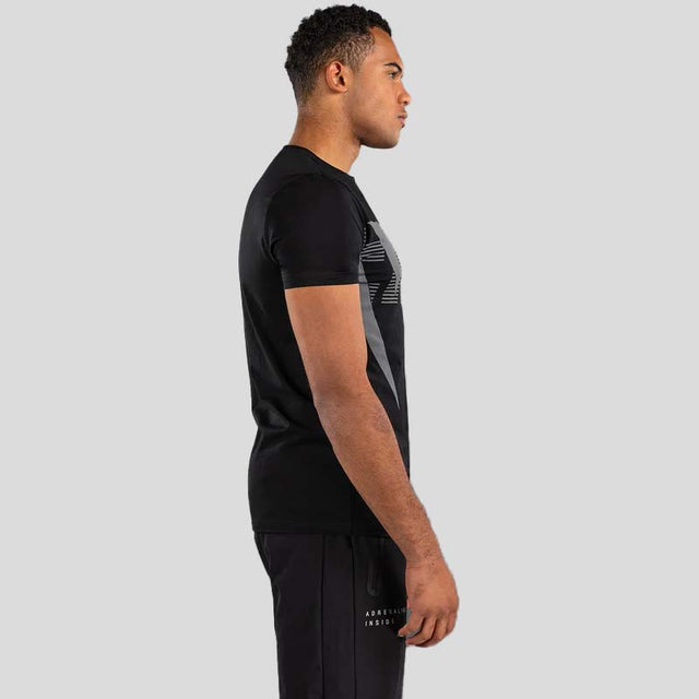 Venum Adrenaline T-Shirt Black/Silver Grey