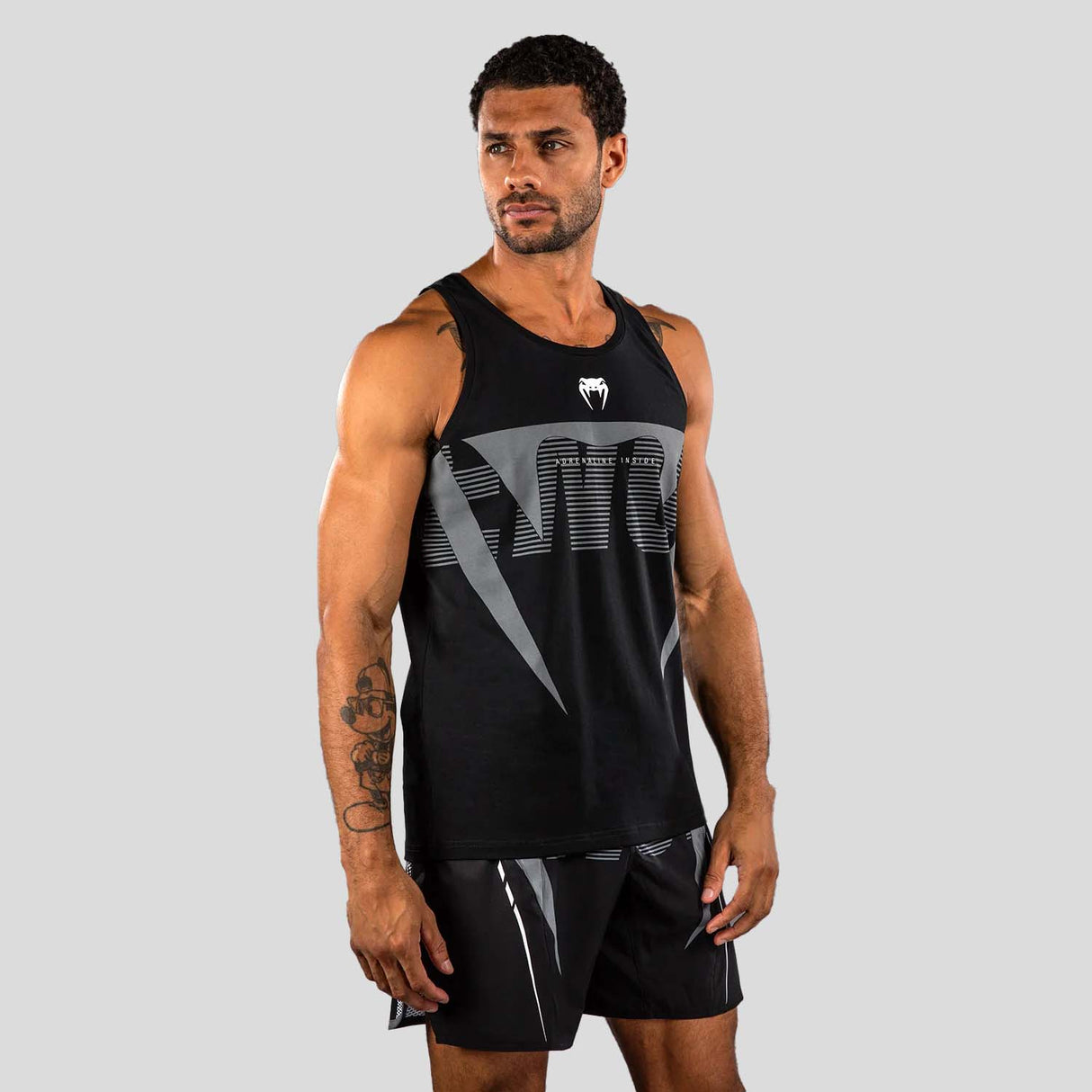Venum Adrenaline Tank Top Black/Silver Grey