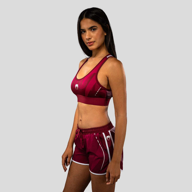 Venum Adrenaline Women's Sports Bra Burgundy/Pink