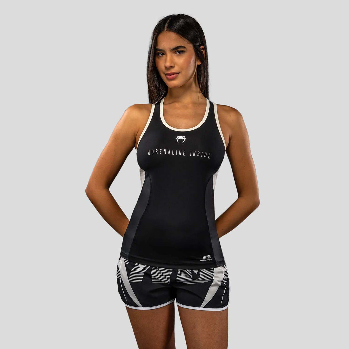 Venum Adrenaline Women's Dry Tech Tank Top Black/Ivory