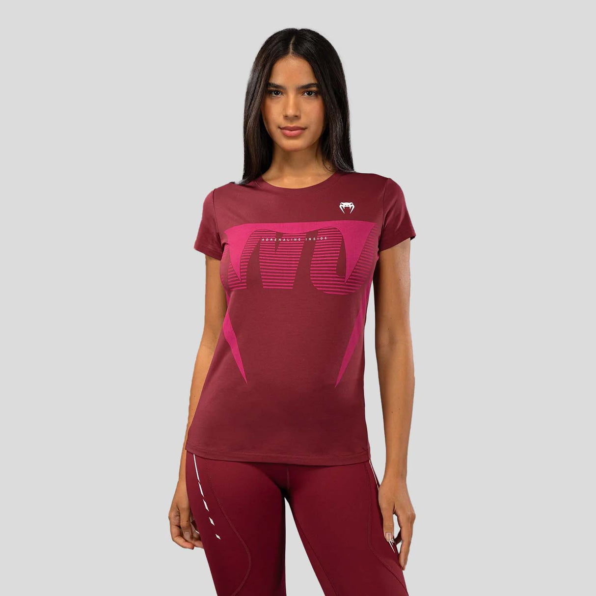 Venum Adrenaline Women's T-Shirt Burgundy/Pink