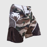 Venum Camo Hero Fightshorts Green/Brown - back