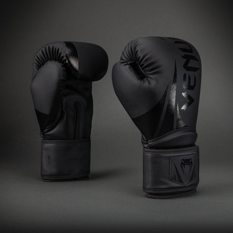 Venum Challenger 2.5 Boxing Gloves – Black/Black - back