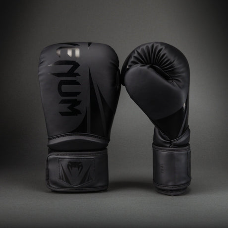 Venum Challenger 2.5 Boxing Gloves – Black/Black - front
