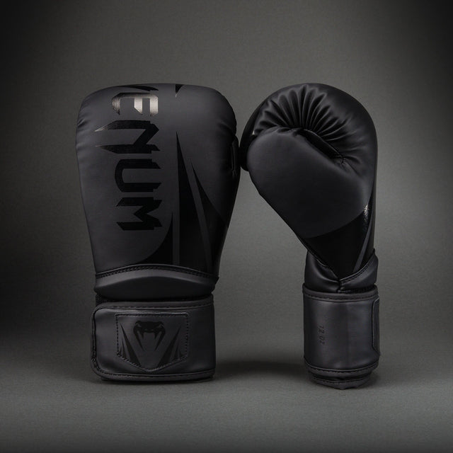 Venum Challenger 2.5 Boxing Gloves – Black/Black - front