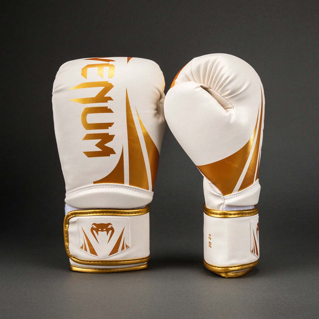 Venum Challenger 2.5 Boxing Gloves White/Gold